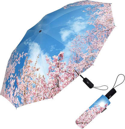 RainCaper Folding Travel Umbrellas