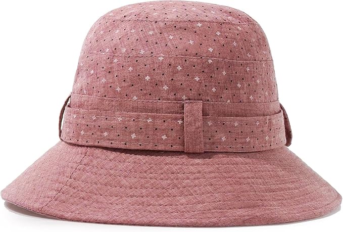 Glamorstar Cloche Hats for Women Vintage Bowler Hat Floral Fedora Bucket Hats