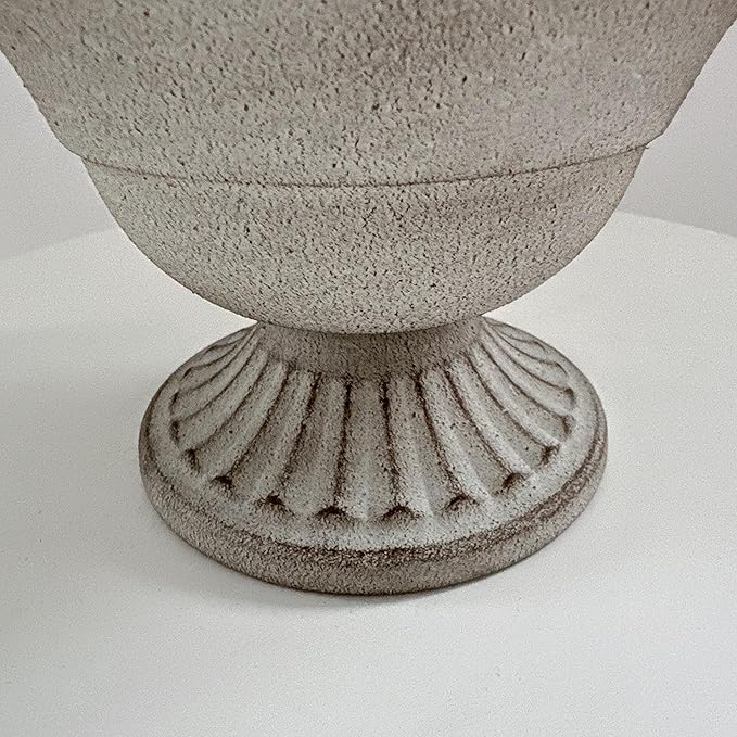 Flower Urn Vase,Metal Flowers Vase,Flowerpot,Metal Urn Planter Trumpet Planter for Birthday Party Tabletop