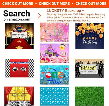 Red Dress Rose Flower Backdrops Quinceanera Birthday Backdrop for Girl Princess Happy 15th Bday Carriage Photography Props Cake Table Banner 8x6ft BJLSLU304