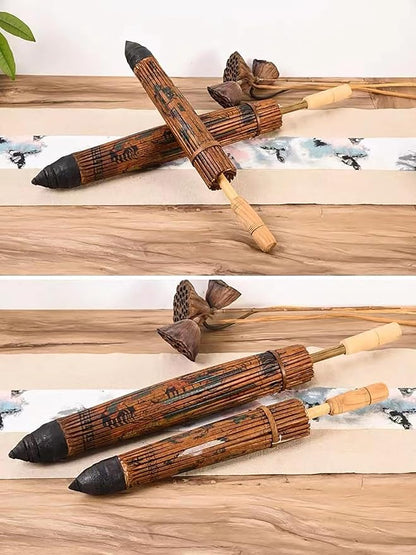 Chinese Japanese Handmade Parasol Umbrella,Asian Decoration DIY Art Dance Classical Umbrella for Wedding Parties Photography Costumes Cosplay