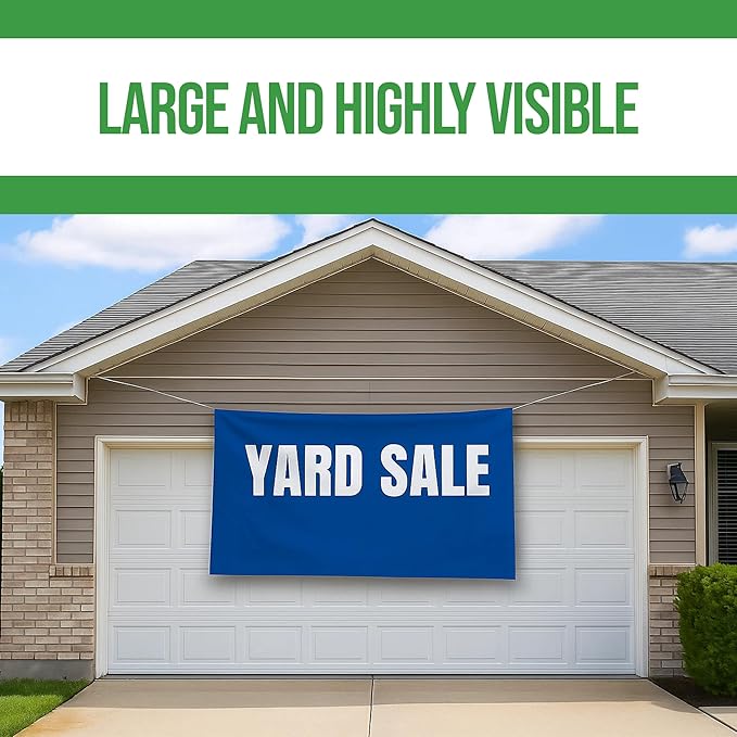 Custom Large Banner by BCB Print | Personalized Polyester Wall Hanging Banner for Outdoor Use | Add Your Image, Text, or Logo for Business, Birthdays, Graduations & Events | Made in USA | HD Print.