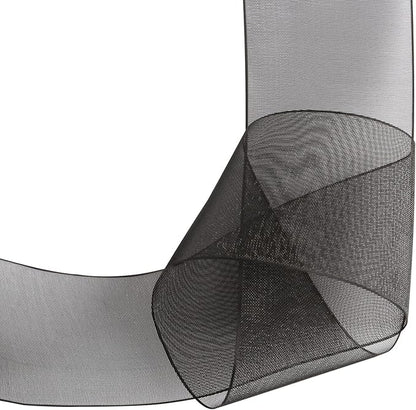 1-1/2 Inch Black Shimmer Sheer Organza Ribbon Sheer Chiffon Ribbon 50 Yards-Roll Multiple Colors Available for Gift Wrapping Wedding Events Christmas Décor