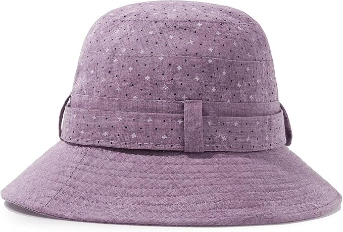 Glamorstar Cloche Hats for Women Vintage Bowler Hat Floral Fedora Bucket Hats