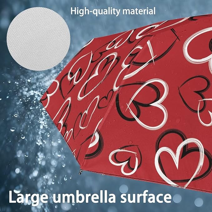 Umbrellas for Rain Lightweight Travel Umbrella 42" Canopy UV Protection Sun Umbrella Windproof Compact Umbrellas
