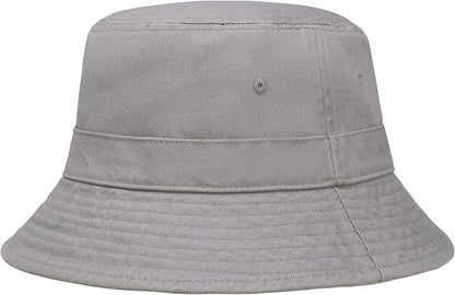 Hot Summer Bucket Hat - Trendy Cotton Sun Hat for Beach, Golf, Fishing - Fun Outdoor Vacation Boonie for Men and Women