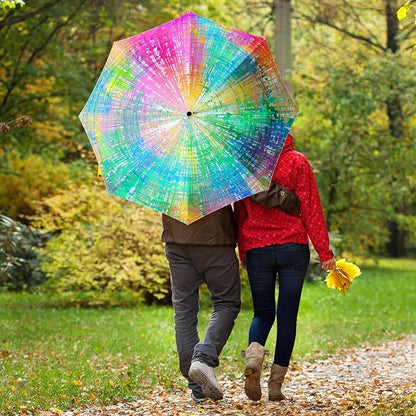 Small Compact Travel Automatic Folding Umbrella for Women, Portable Lightweight, Rain, Wind, UV Sun Shade
