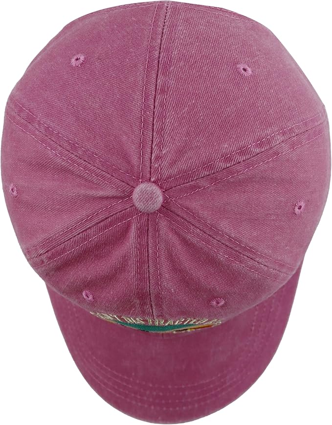 Easily Distracted by Dogs and Plants Hats, Adjustable Plant and Dog Decor Embroidered Baseball Cap for Men Women