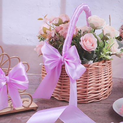 Lilac Ribbon 1 1/2 Inch 60 Yards Lilac Satin Ribbon for Gift Wrapping Bows Crafts Flower Bouquet Wedding Birthday Party Christmas Decorations