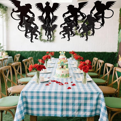 Preboun 20 Pcs Wizard Party Hanging Red Poppy Flowers Decorations, Artificial Poppy Flowers Banner Ceiling Decor for Classroom Wizard Birthday Shower Party Favor Supplies(Black,Classic)