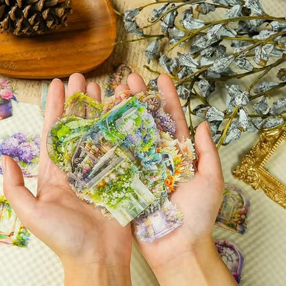 112Pcs PET Waterproof Sticker Set - 56 Unique Designs, Perfect for Phone Backs, DIY Journals, Luggage Stickers for suitcases, Birthday Party Favors & More Decorative Uses