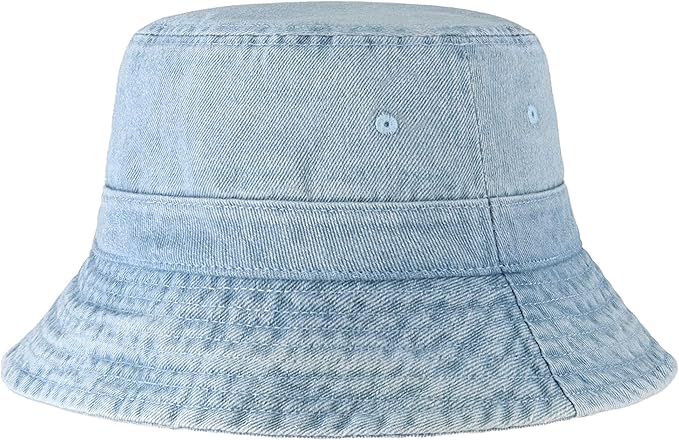 Hot Summer Bucket Hat - Trendy Cotton Sun Hat for Beach, Golf, Fishing - Fun Outdoor Vacation Boonie for Men and Women