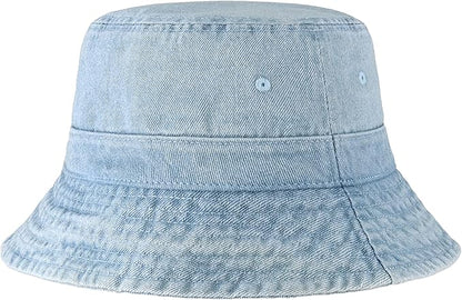 Hot Summer Bucket Hat - Trendy Cotton Sun Hat for Beach, Golf, Fishing - Fun Outdoor Vacation Boonie for Men and Women