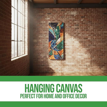 Custom Hanging Canvas Wall Art (16”x35”) by BCB Print | Personalized Picture Banner | Ready to Hang Vertical Home Decor | HD Print Bedroom & Living Room Wall Art | Express Dispatch/Ship | Made in USA