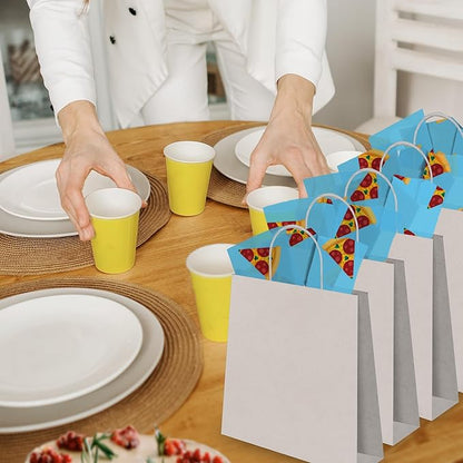 Pizza Printed Tissue Paper for Gift Bags or Boxes and Wrapping - Food Bulk Decorative Art Tissue Paper for Packaging and Gifting | 24 Sheets 20" x 30"