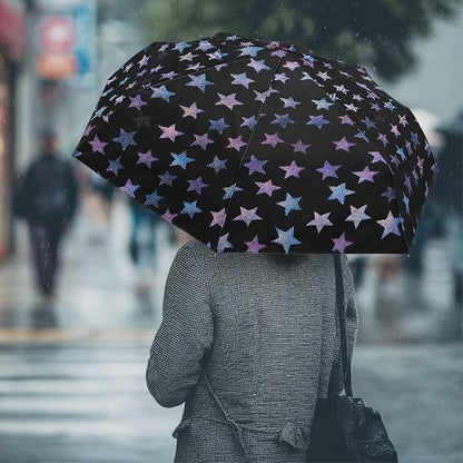 Umbrellas for Rain Lightweight Travel Umbrella 42" Canopy UV Protection Sun Umbrella Windproof Compact Umbrellas