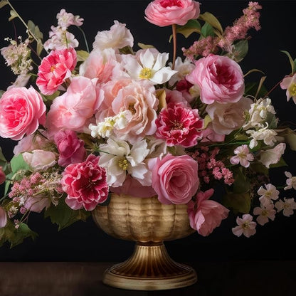 4 Pcs Distressed Vintage Gold Compote Vase for Centerpieces Compote Bowl 8'' Wide Vintage Decorative Antique Urn Planter Vase for Wedding Event Anniversary Party Indoor Outdoor Activity
