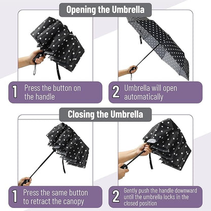 Mr. Pen- Windproof Travel Umbrella, Automatic Umbrellas for Rain, Compact