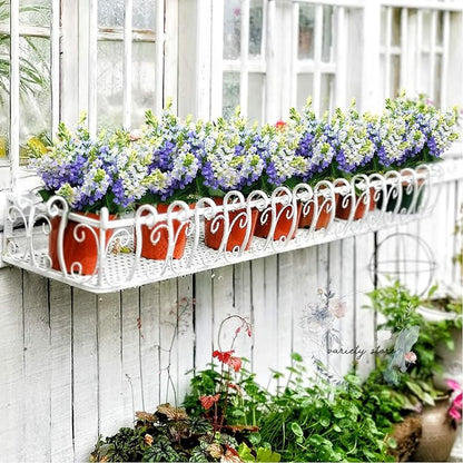Artificial Fake Flowers Silk Plastic Plant Arrangement for Home Indoor Outdoor Garden Wedding Table Vase Decorations Faux Snapdragon Flower,3 Bouquets (Lilac)
