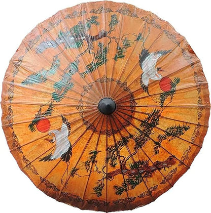 Chinese Japanese Handmade Parasol Umbrella,Asian Decoration DIY Art Dance Classical Umbrella for Wedding Parties Photography Costumes Cosplay
