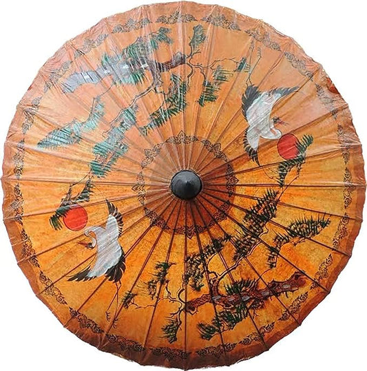 Chinese Japanese Handmade Parasol Umbrella,Asian Decoration DIY Art Dance Classical Umbrella for Wedding Parties Photography Costumes Cosplay