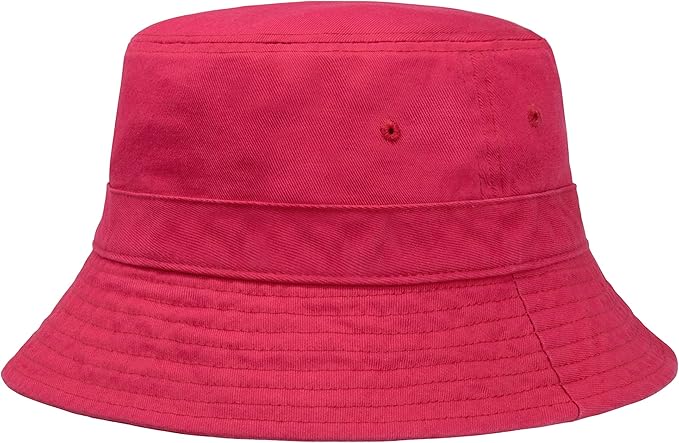Hot Summer Bucket Hat - Trendy Cotton Sun Hat for Beach, Golf, Fishing - Fun Outdoor Vacation Boonie for Men and Women