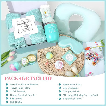 Birthday Gifts for Women Birthday Gifts Ideas Womens Gift for Birthday Box for Women Happy Birthday Gifts Basket for Friends Female Sister Coworker Her Wife Girlfriend
