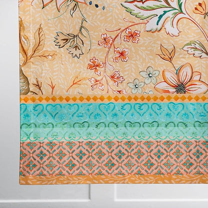 Maison d' Hermine Table Runner 100% Cotton Double Layer Table Runners 108 inches Long Decorative for Home Kitchen Dining Party Wedding Bridal Shower Spring Summer (Luxury Loft – Peach, 14.50" x 108")