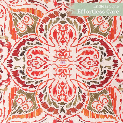 Maison d' Hermine Table Runner 100% Cotton Double Layer Table Runners 72 inches Long for Thanksgiving Christmas Decorations Home Kitchen Dining Party Wedding (Damask, 14.5" x 72")
