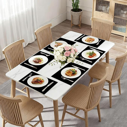 Big Foot Forest Placemats Set of 6,Washable Kitchen Dining Linen Table Mats for Home Party Dinner Indoor Outdoor 12x18Inch