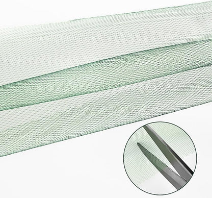 Forest Green Tulle Mesh Ribbon 6 Inch x 100 Yards(300ft) Netting Spool Fabric Ribbon Ideal for Tutu Skirt Art Gift Wrapping Flower Bouquet Crafts Weddings Floral Arrangements