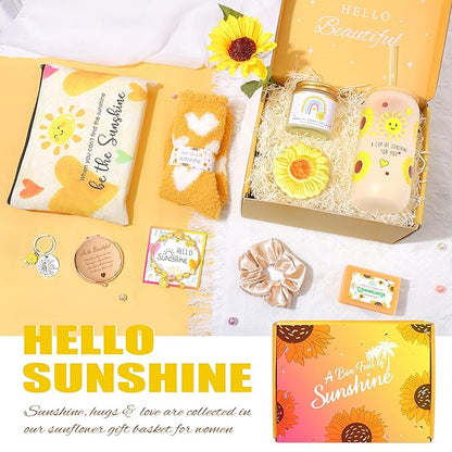 Get Well Care Package for Women, Birthday Gifts for Women, Feel Better Soon Basket, Sympathy and Thinking of You Gifts After Surgery Recovery