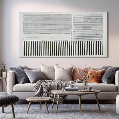Canvas Wall Art Decor Oversize Canvas Wall Art For Living Room Black and White Wall Art Decor Artwork for Walls Modern Abstract Wall Art Prints Large Art Work For Walls Home Office Wall Decor 39" x 78"