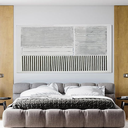 Canvas Wall Art Decor Oversize Canvas Wall Art For Living Room Black and White Wall Art Decor Artwork for Walls Modern Abstract Wall Art Prints Large Art Work For Walls Home Office Wall Decor 39" x 78"