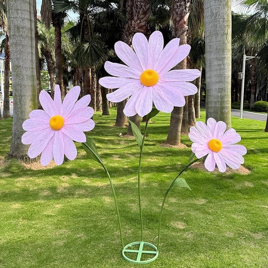 Large Daisy Flowers Artificial,5.9 Ft Giant Paper Flower Decoration,Big Flowers Decor for Birthday Party,Garden,Office,Home,Wedding,Graduation,Shop Window Display(Pink)