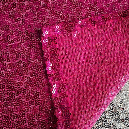 Hot Pink Sequin Backdrop Curtain 10FTx10FT 1 Panel Fuchsia Sparkle Backgound Drape Glitter Metal Backdrop Curtain for Weddings Showers Photophy Parties Birthday
