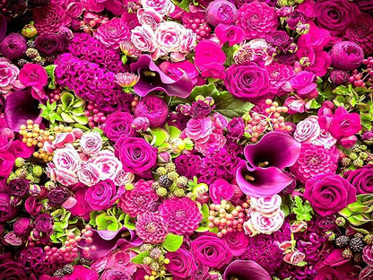 Rose Wall Mural Floral Photo Wallpaper Murals for Wall Decor for Living Room（Not Peel and Stick）