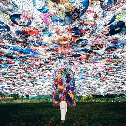 Chinese Japanese Handmade Parasol Umbrella,Asian Decoration DIY Art Dance Classical Umbrella for Wedding Parties Photography Costumes Cosplay