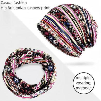 Women's Slouchy Beanie Hat Chemo Caps Cancer Headwear Hats Turban Baggy Sleeping Cap Boho Hats
