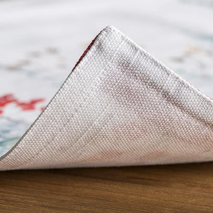 Maison d' Hermine Placemats Set of 4 100% Cotton Washable Cloth Place Mats, Reusable Table Mats for Thanksgiving Christmas Decorations Kitchen Dining Party Wedding Restaurant (Morzine, 13" x 19")