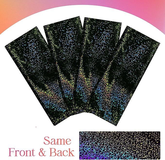 4 Pcs Black Holographic Laser Tablecloth Galaxy Space Table Cloth 40 * 108 Inch Shimmer Star TableCover for Halloween Birthday Graduation Neon Party Supplies Disposable Plastic Foil Table Decor