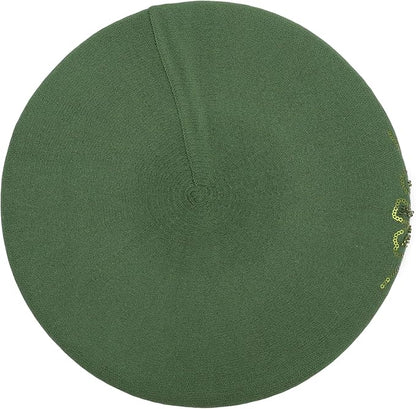 Winter Women French Beret Hat Kaschmir Solid Color Knitted Berets