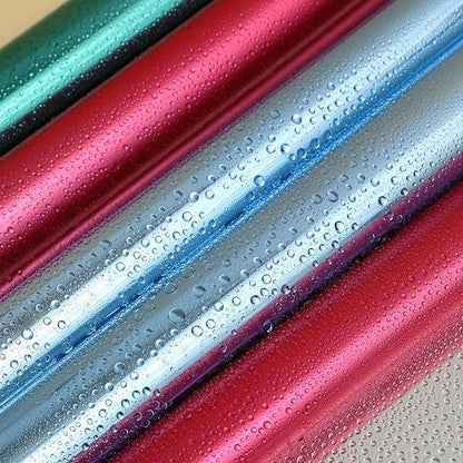 FWSA WRAPS Silver Gift Wrapping Paper Waterproof Bouquet Wrap Mirror Film Korean Style Fresh Flowers Wrapping Paper Christmas, Holiday DIY Deco 22x360 inches (Silver)