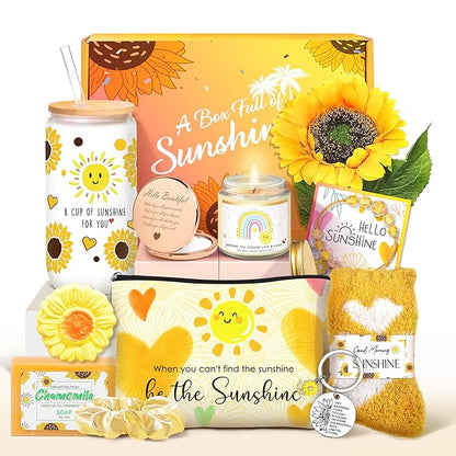 Get Well Care Package for Women, Birthday Gifts for Women, Feel Better Soon Basket, Sympathy and Thinking of You Gifts After Surgery Recovery