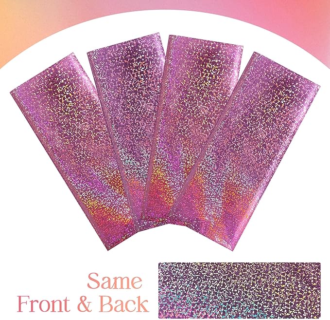 2 pcs Pink Holographic Plastic Tablecloths Laser Table Covers 40" x 108" Foil Disposable Table Cloths for Party Birthday Wedding Christmas Holiday Party Decorations