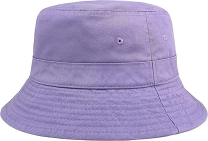 Hot Summer Bucket Hat - Trendy Cotton Sun Hat for Beach, Golf, Fishing - Fun Outdoor Vacation Boonie for Men and Women