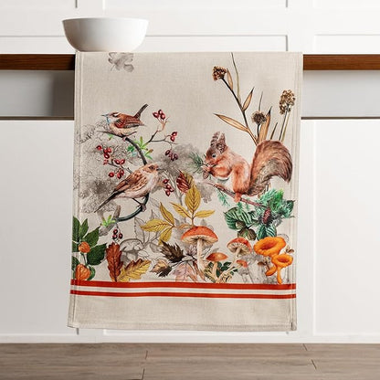 Maison d' Hermine Table Runner 100% Cotton Double Layer Table Runners 72 inches Long for Thanksgiving Christmas Decorations Home Kitchen Dining Party Wedding (Recolte, 14.5" x 72")