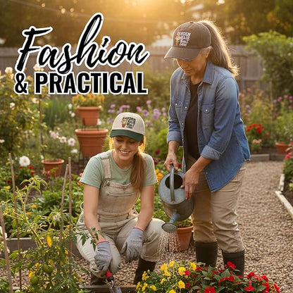 InnoBeta Gardening Gifts Cap for Women, Plant Lovers, Plant Lady Gardeners, Cool Unique Garden Adjustable Embroidered Hat