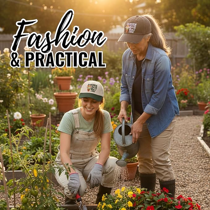 InnoBeta Gardening Gifts Cap for Women, Plant Lovers, Plant Lady Gardeners, Cool Unique Garden Adjustable Embroidered Hat