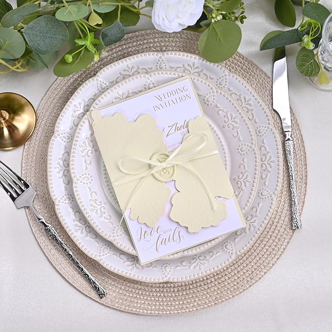 Double Face Ivory Satin Thin Ribbon 1/8 inch X 50 Yards Polyester Ivory Ribbon for Gift Wrapping Very Suitable for Weddings Party Hair Bow Invitation Decorations and More